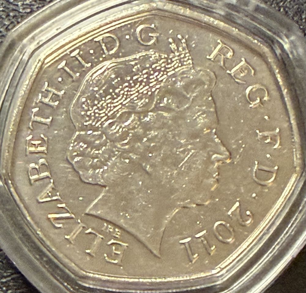 2011 Olympics Football 50p  coin collectible - Main Image 2