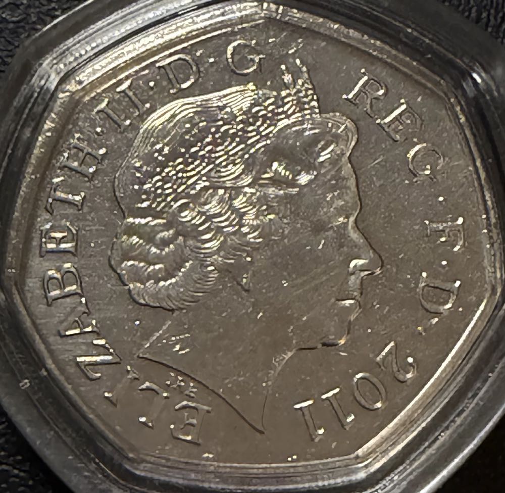 2011 Olympics Rowing 50p  coin collectible - Main Image 2