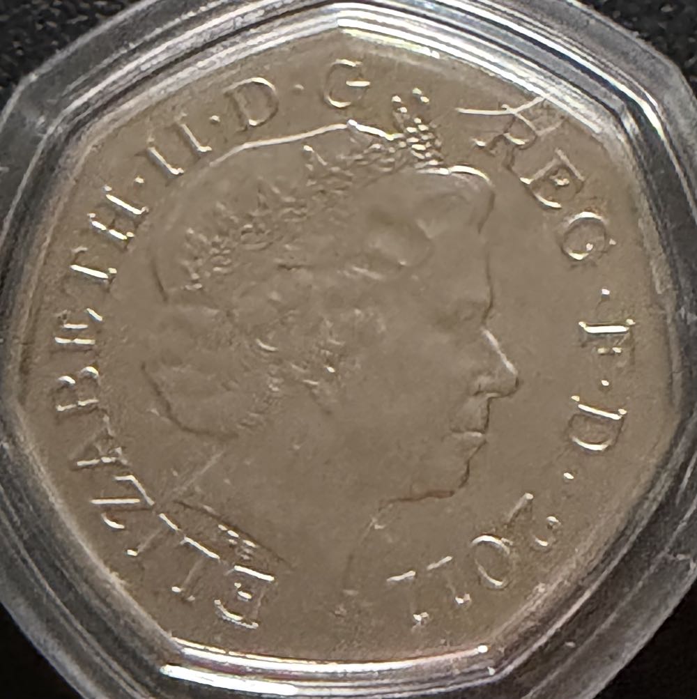 2011 Olympics Wheelchair Rugby 50p  coin collectible - Main Image 2