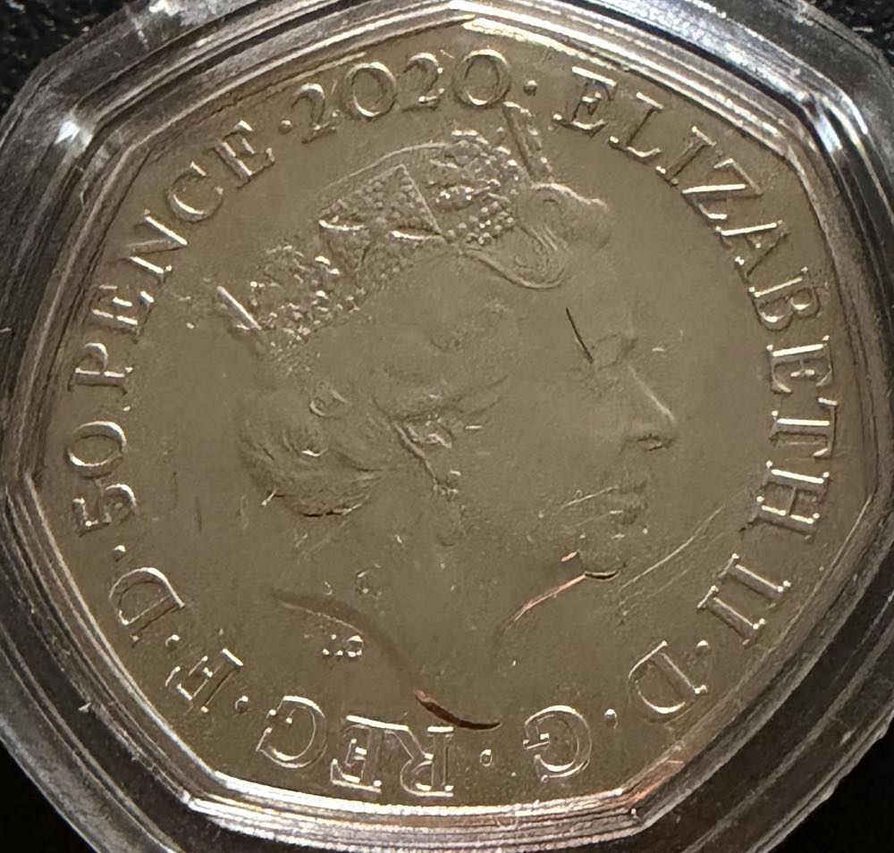 2020 Hylaeosaurus 50p  coin collectible - Main Image 2