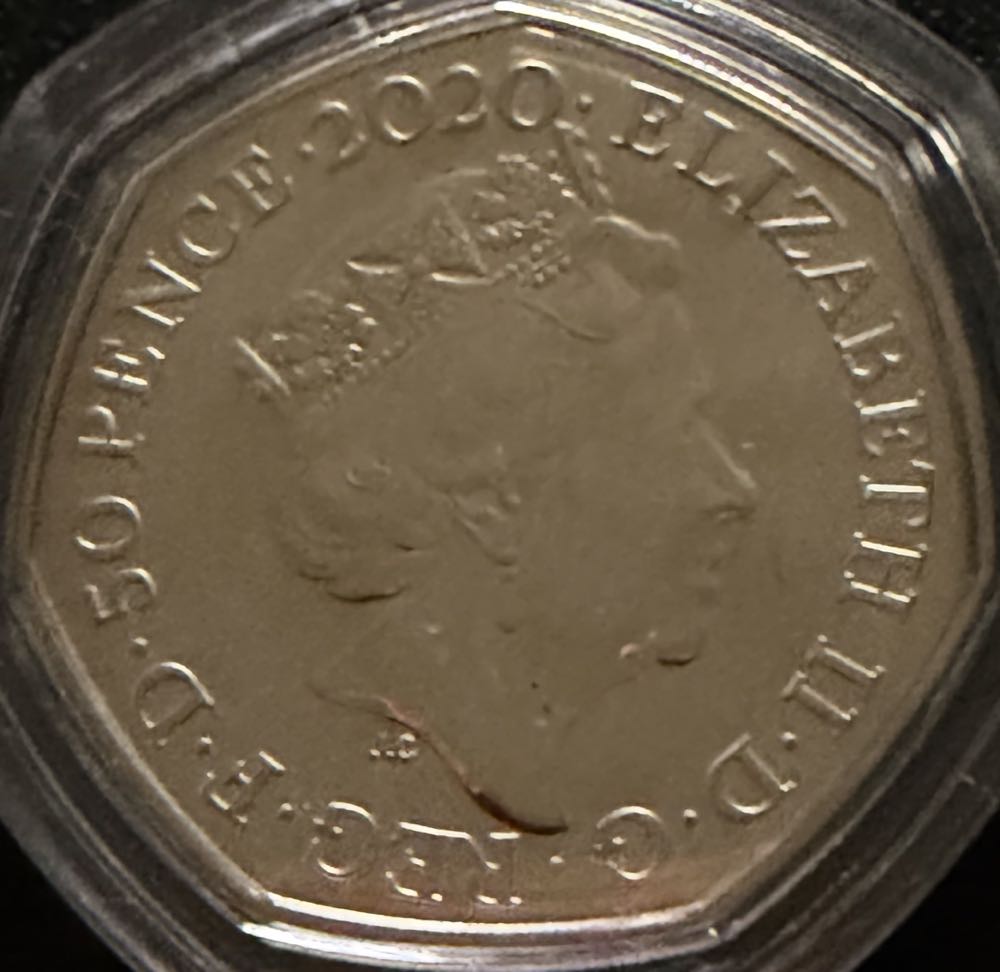 2020 Megalosaurus 50p  coin collectible - Main Image 2