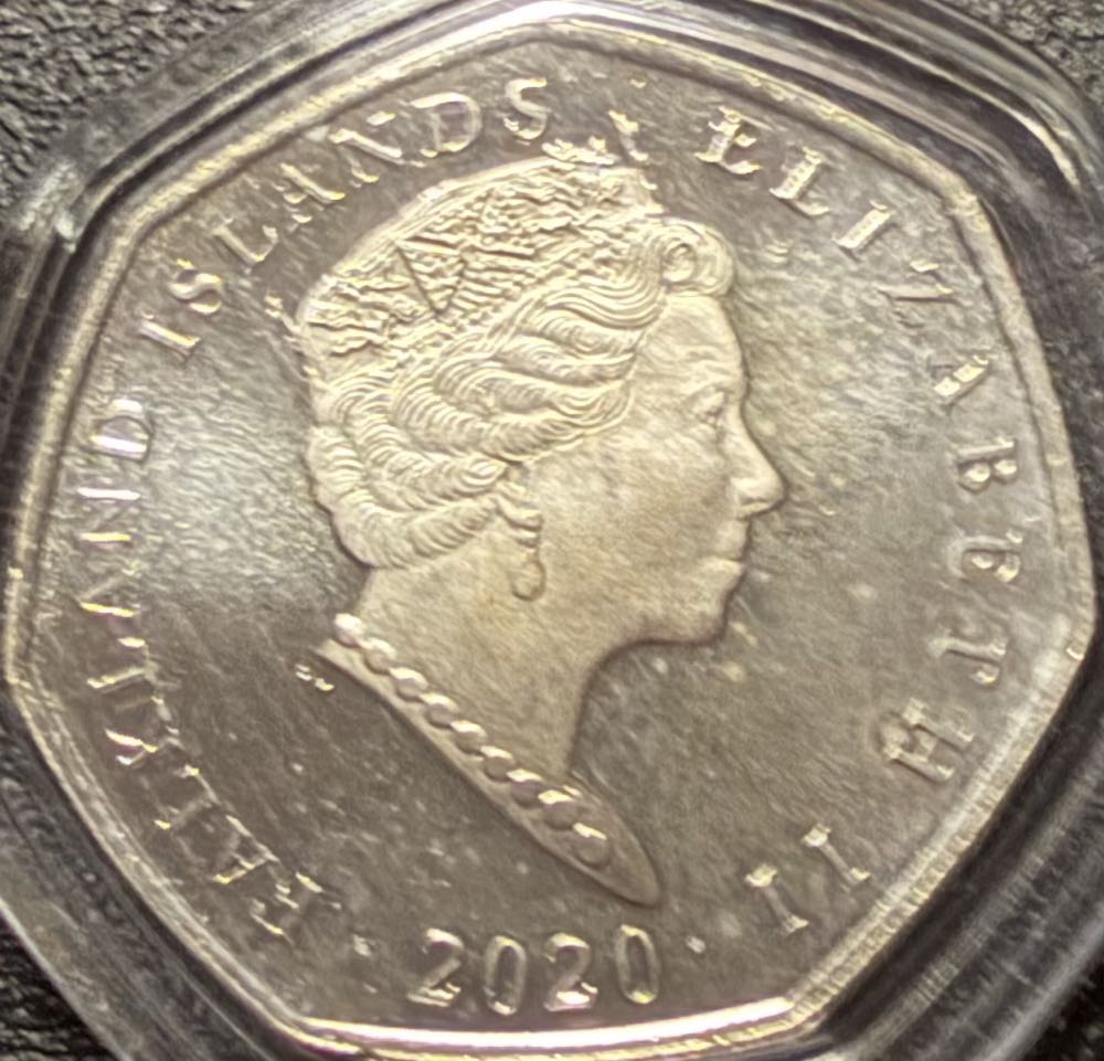 2020 Gentoo Penguin 50p  coin collectible - Main Image 2