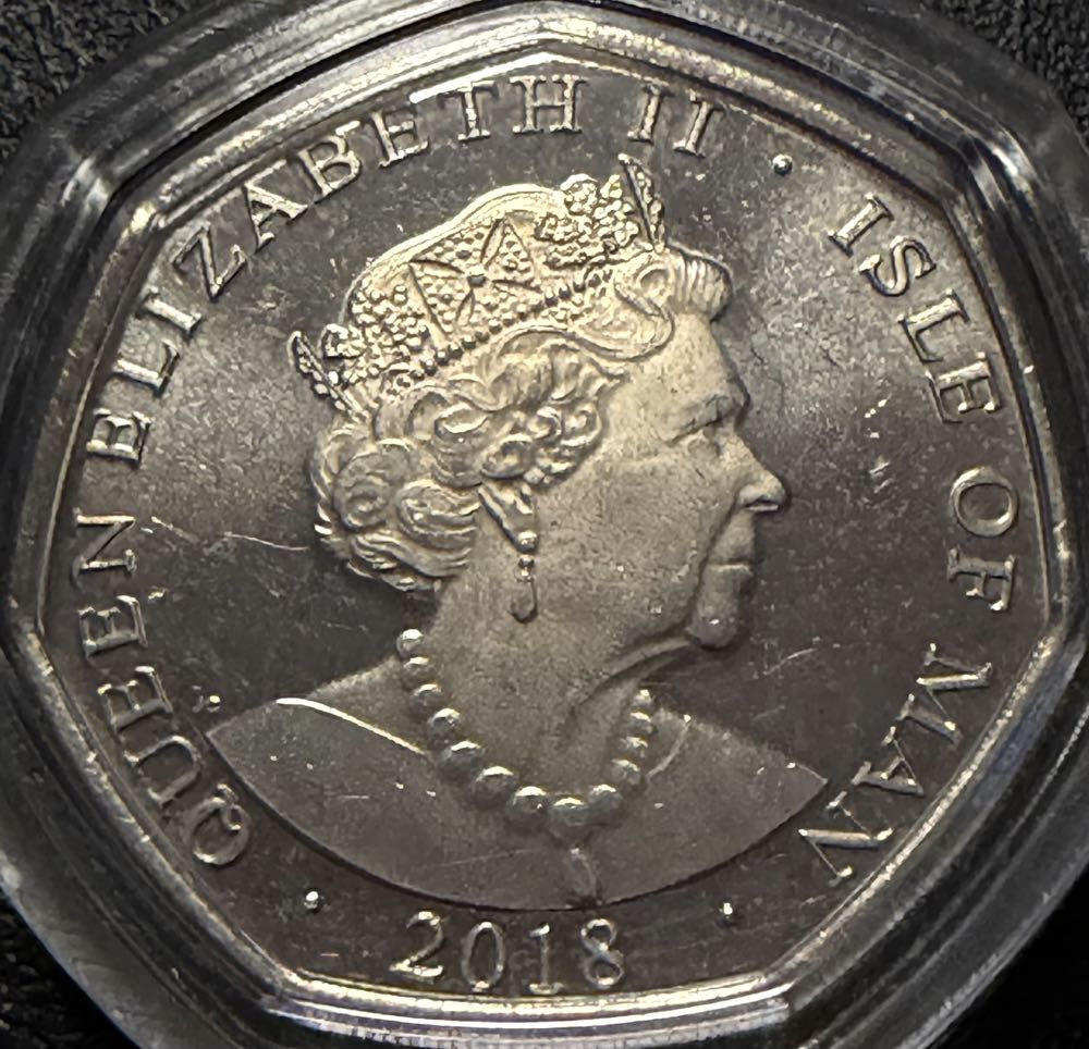 2018 Coronation 65th Imperial Crown 50p  coin collectible - Main Image 2