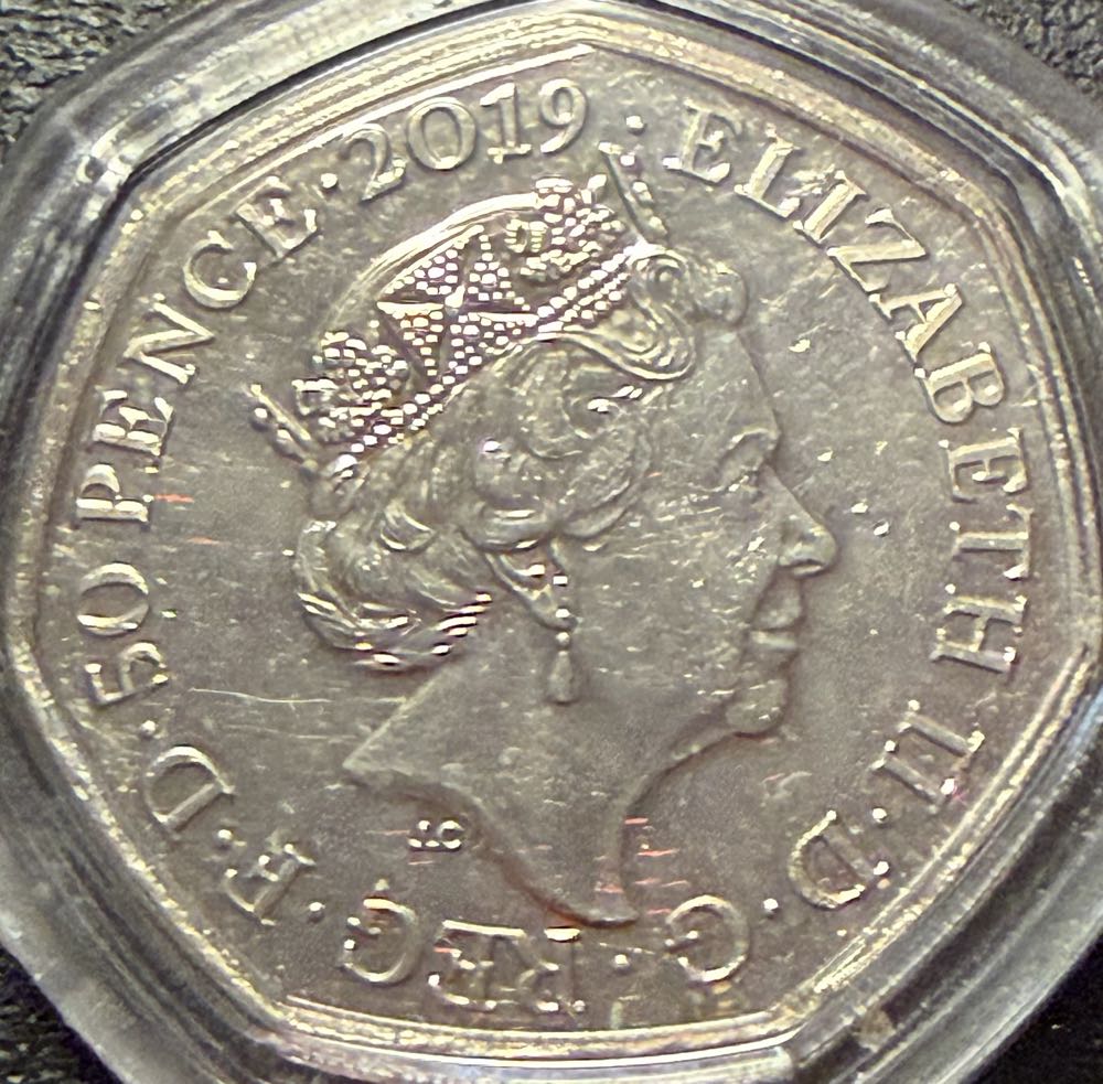 2019 Paddington At The Tower 50p  coin collectible - Main Image 2