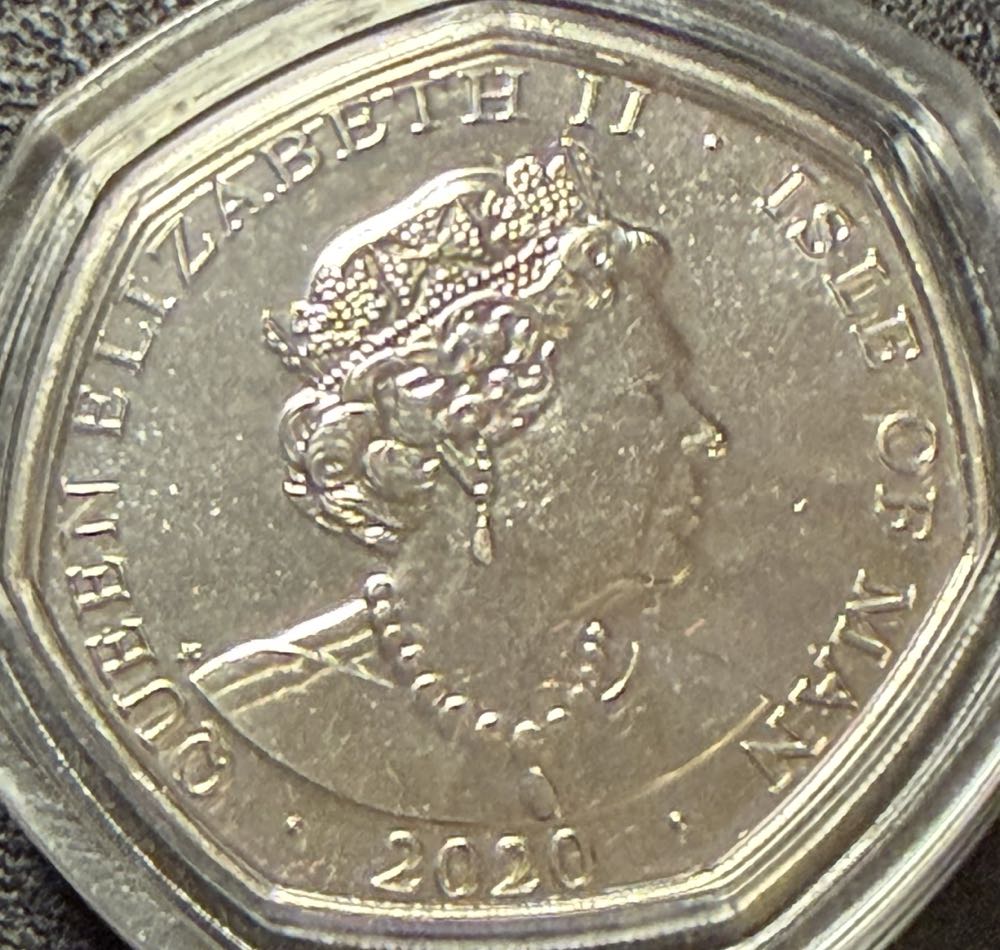 2020 Victory Letter R 50p  coin collectible - Main Image 2