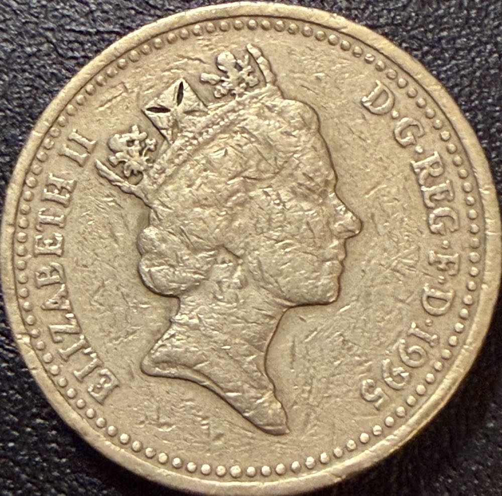 1995 Welsh Dragon £1  coin collectible - Main Image 2