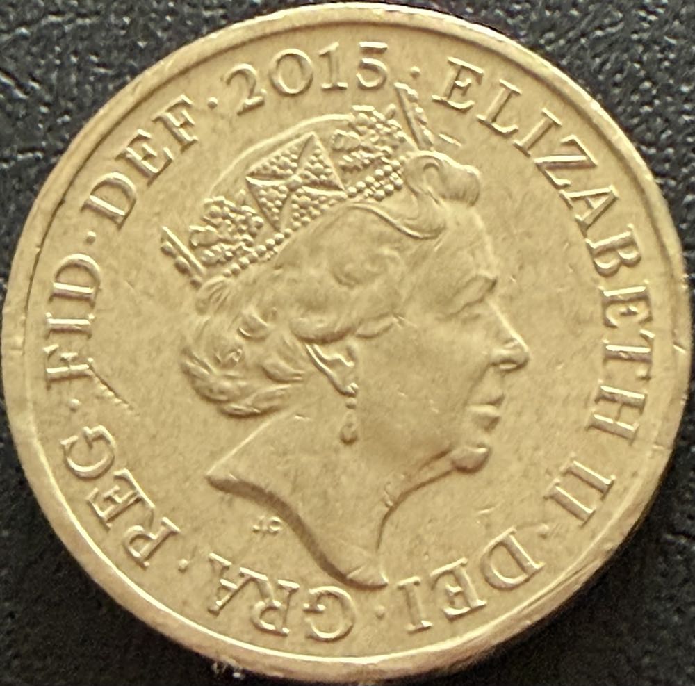 2015 Royal Arms £1  coin collectible - Main Image 2