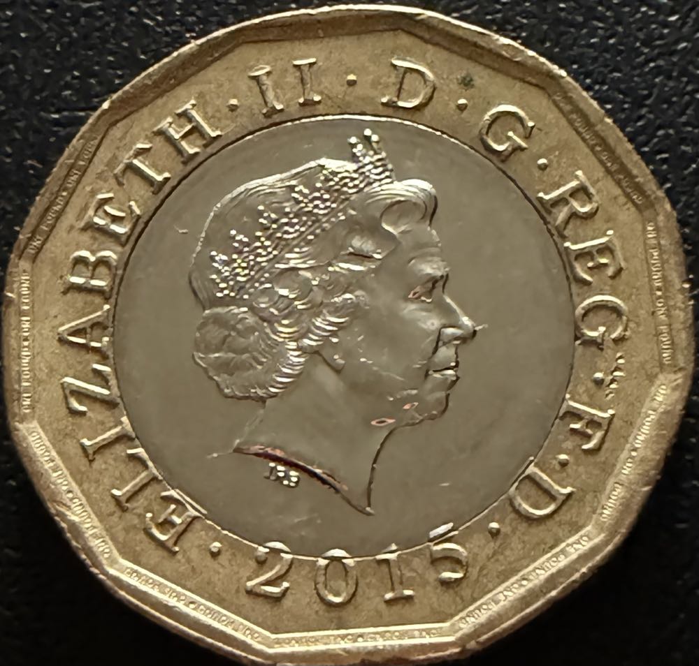 2015 Royal Mint Trial Piece £1  coin collectible - Main Image 2