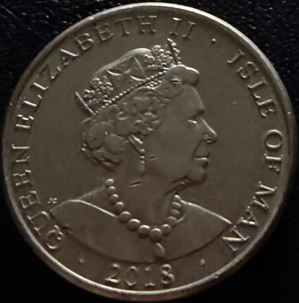 2018 Peregrine Falcon And Raven £1  coin collectible - Main Image 2