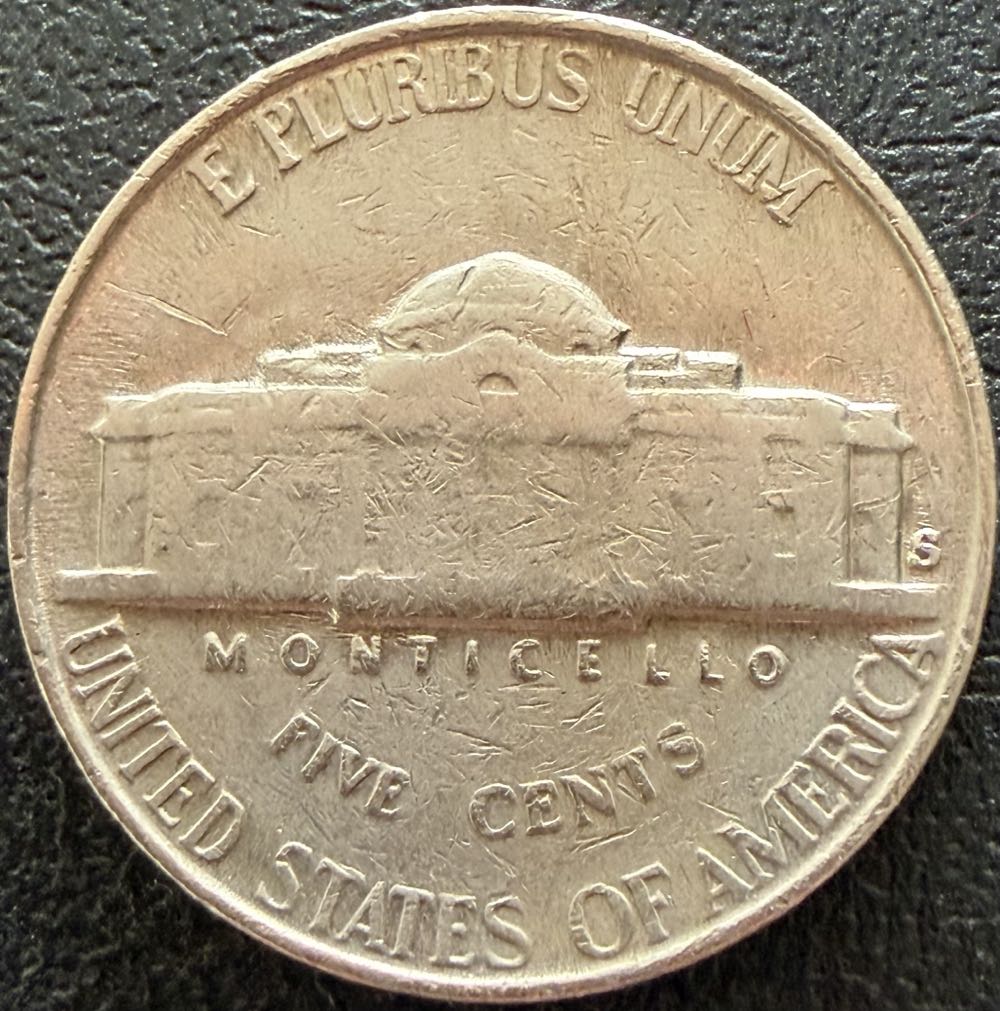 1953 Jefferson Nickel S  coin collectible - Main Image 2