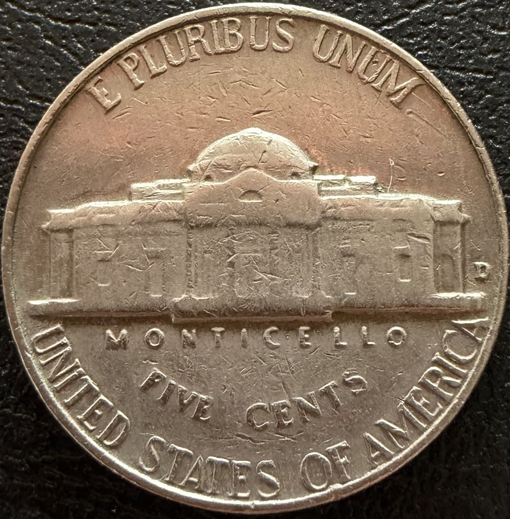 1964 Jefferson Nickel D  coin collectible - Main Image 2