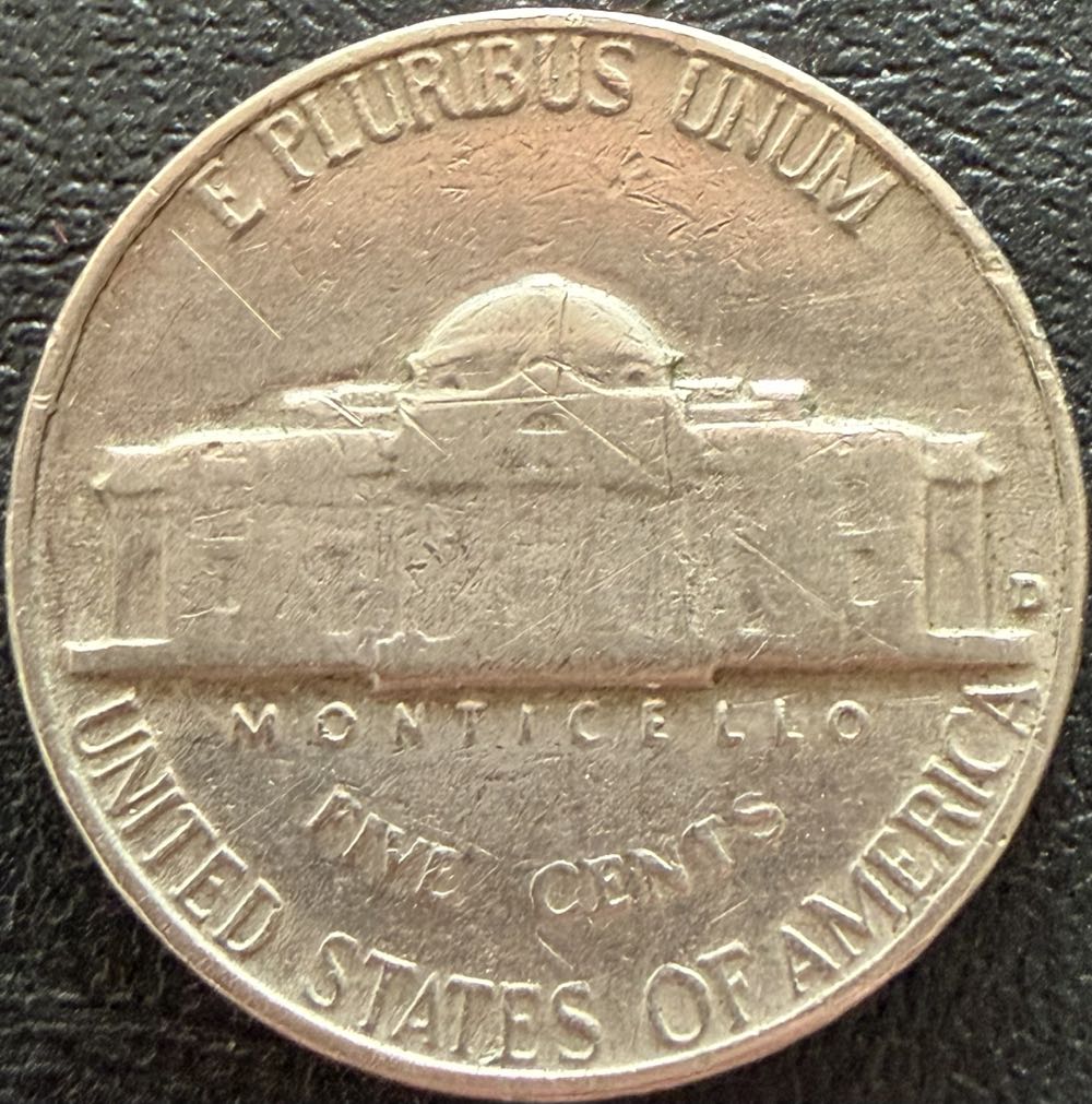 1964 Jefferson Nickel D (2)  coin collectible - Main Image 2