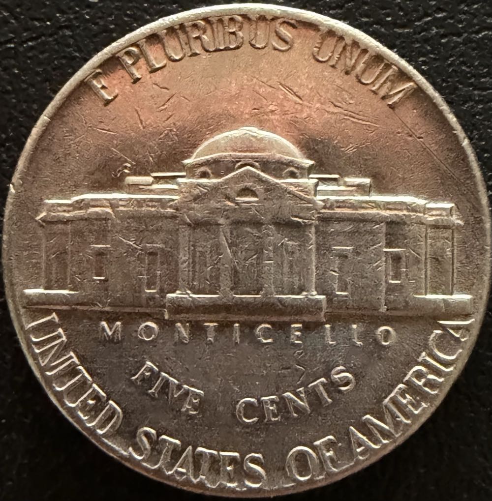 1976 Jefferson Nickel D  coin collectible - Main Image 2