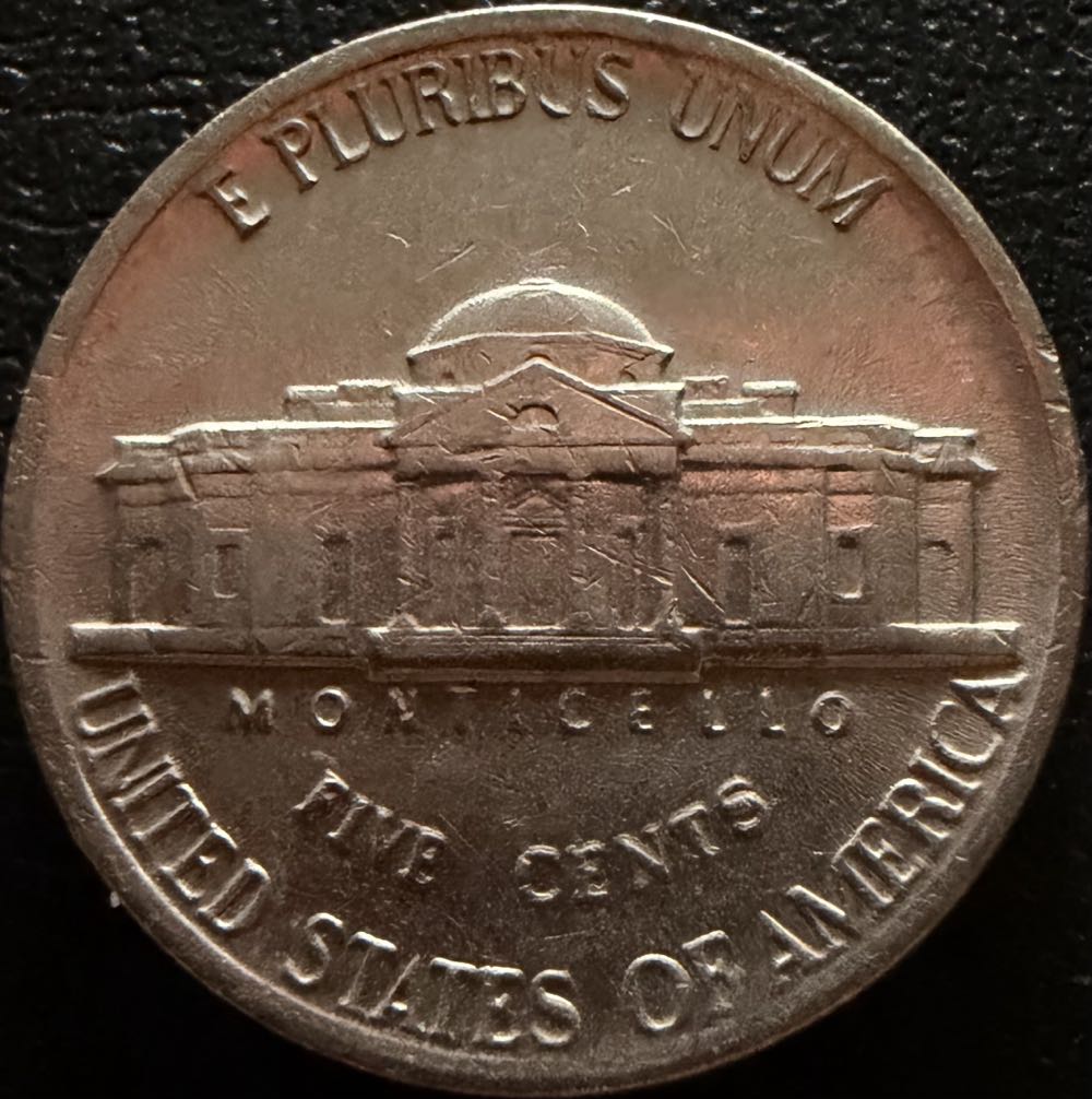 1985 Jefferson Nickel P  coin collectible - Main Image 2