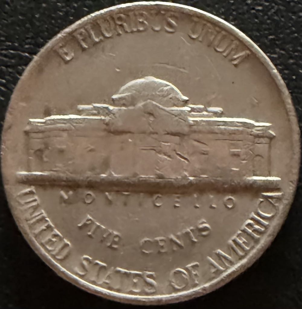 1989 Jefferson Nickel P  coin collectible - Main Image 2