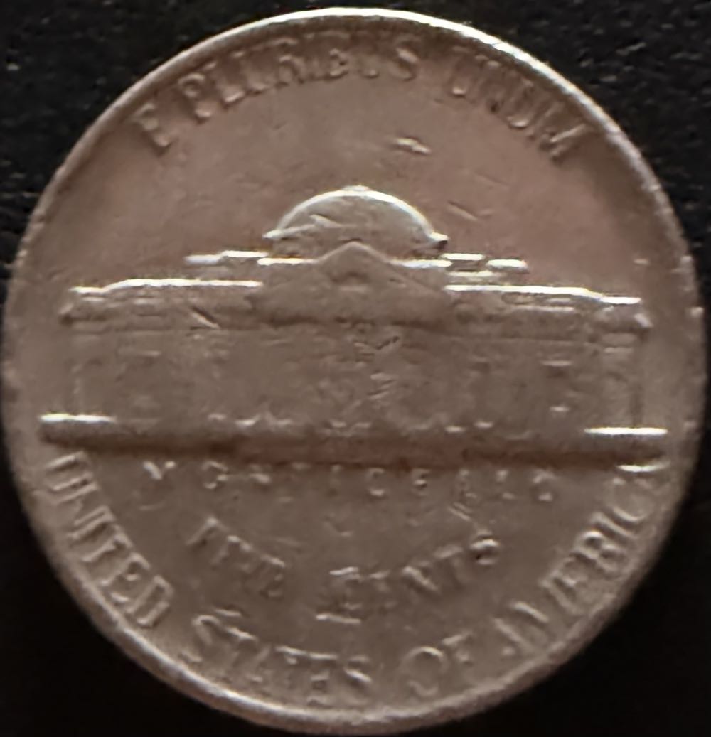 1990 Jefferson Nickel P  coin collectible - Main Image 2