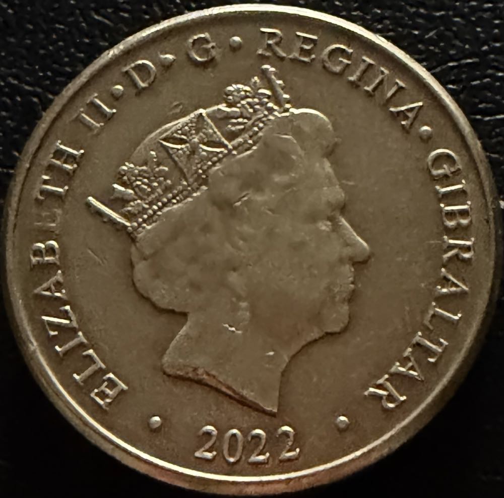 2022 Cape House Gibraltar Award £1  coin collectible - Main Image 2