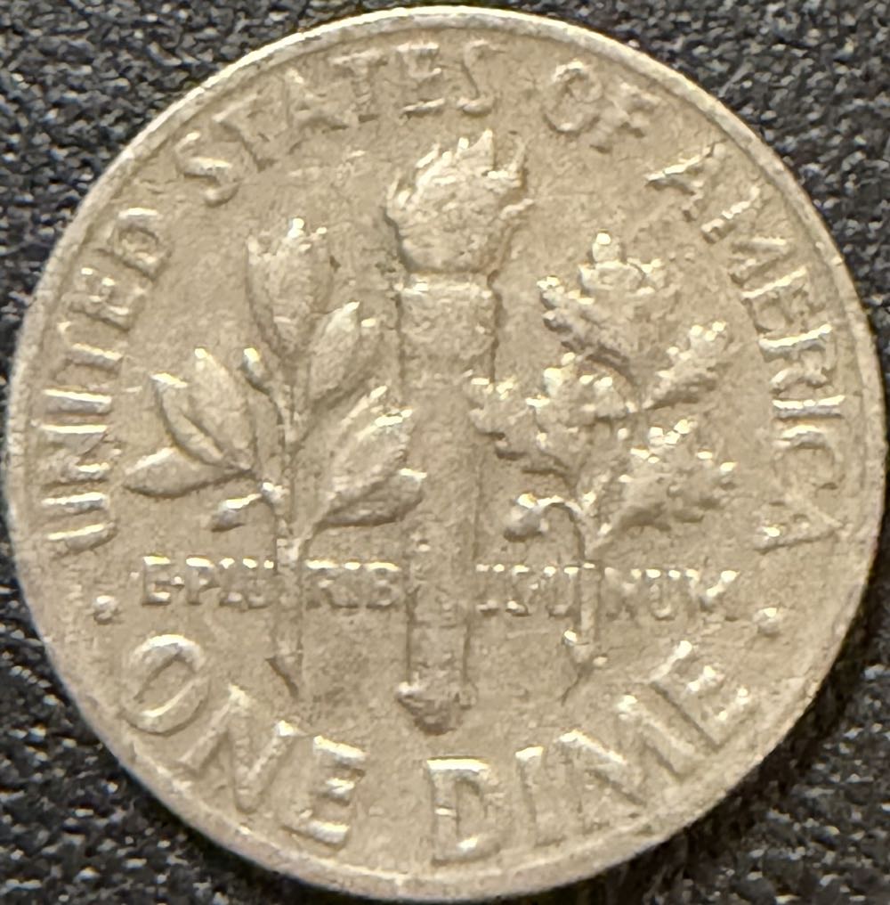 1966 Roosevelt Dime (2)  coin collectible - Main Image 2