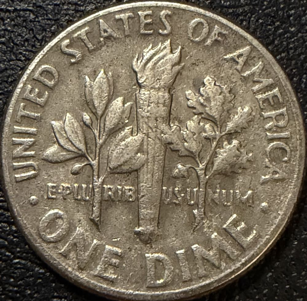 1973 Roosevelt Dime D  coin collectible - Main Image 2