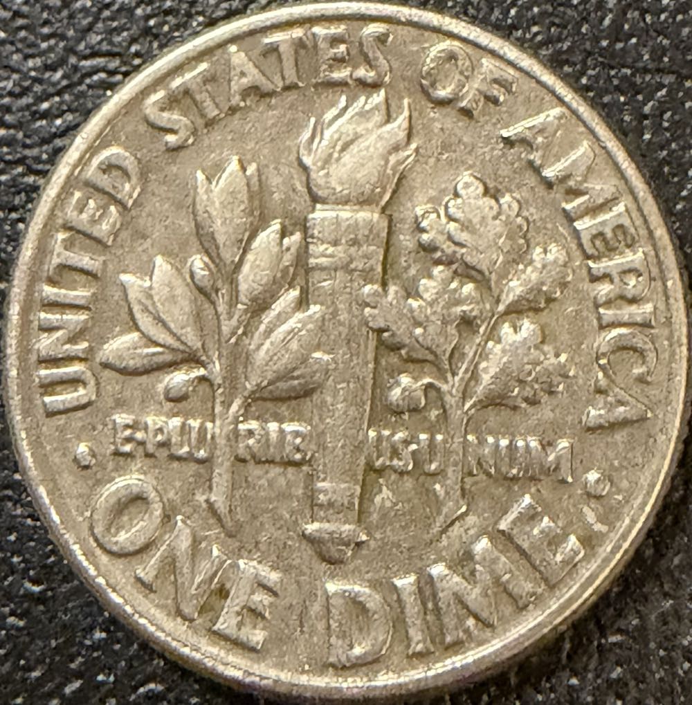 1981 Roosevelt Dime D  coin collectible - Main Image 2
