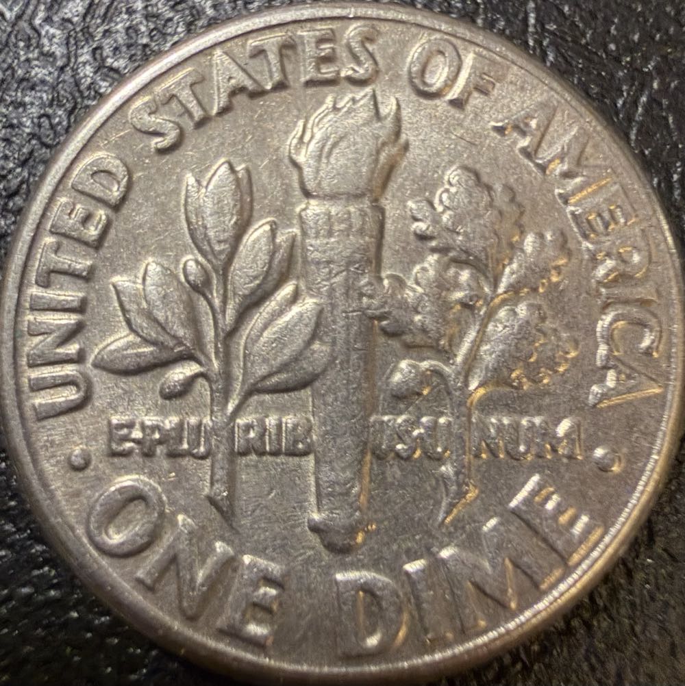 1983 Roosevelt Dime D  coin collectible - Main Image 2