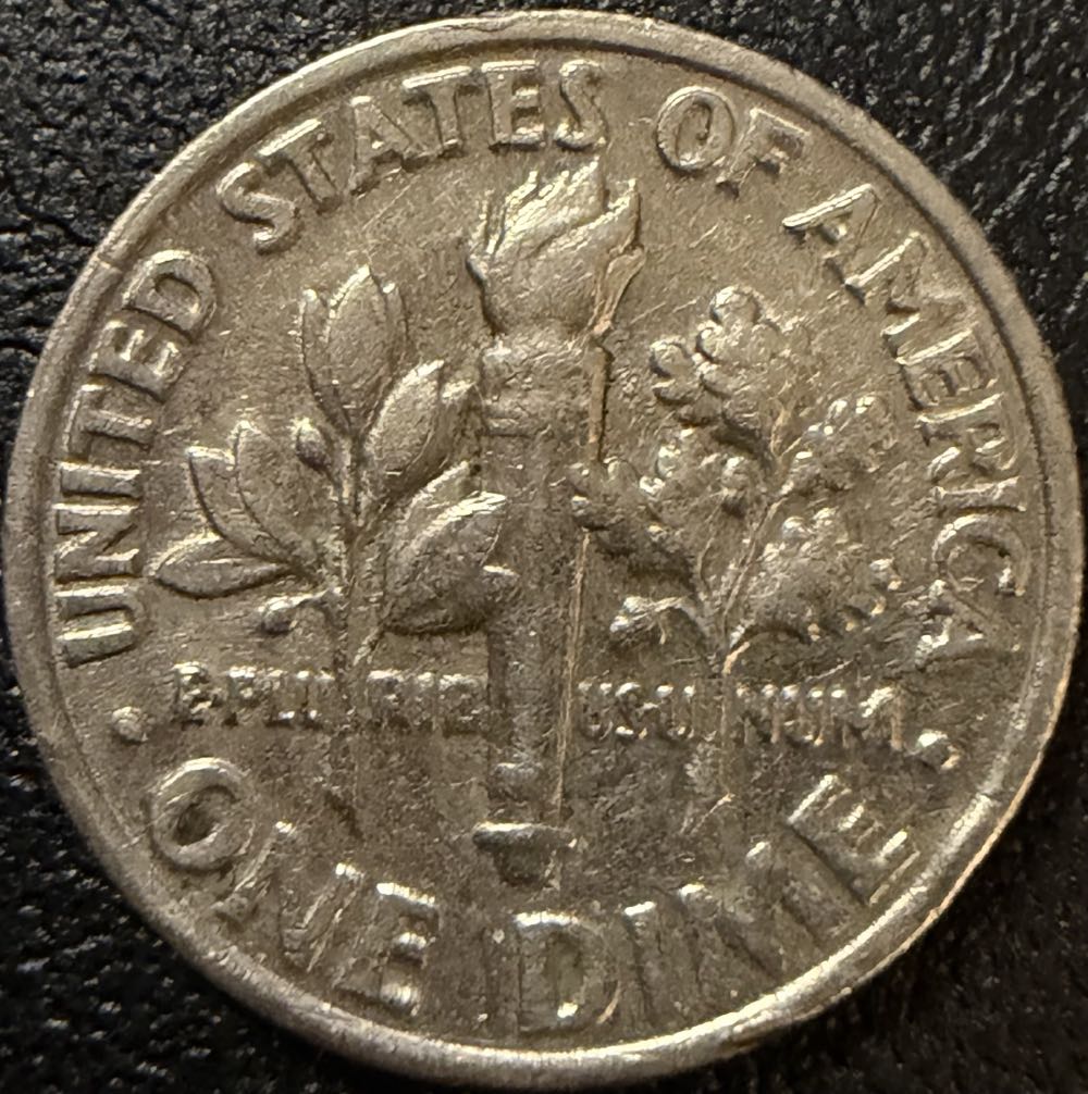 1986 Roosevelt Dime P  coin collectible - Main Image 2