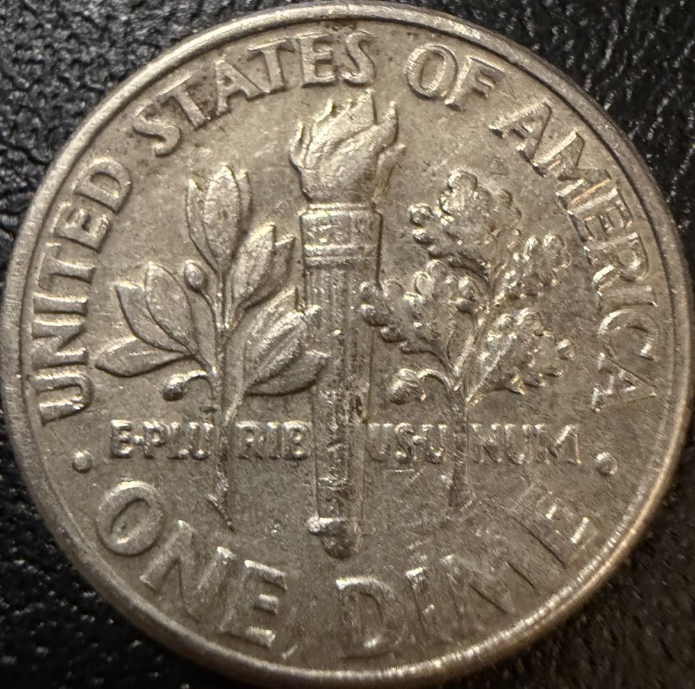 1987 Roosevelt Dime P  coin collectible - Main Image 2