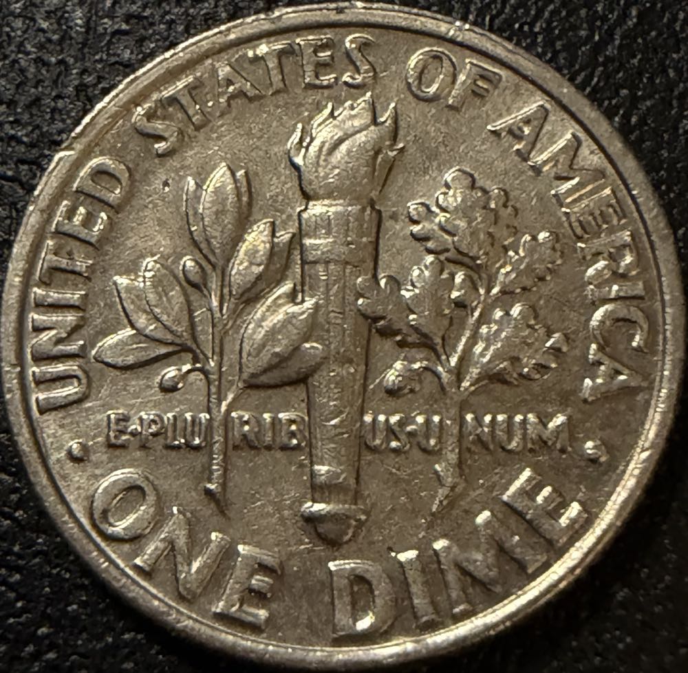 1989 Roosevelt Dime P (4)  coin collectible - Main Image 2