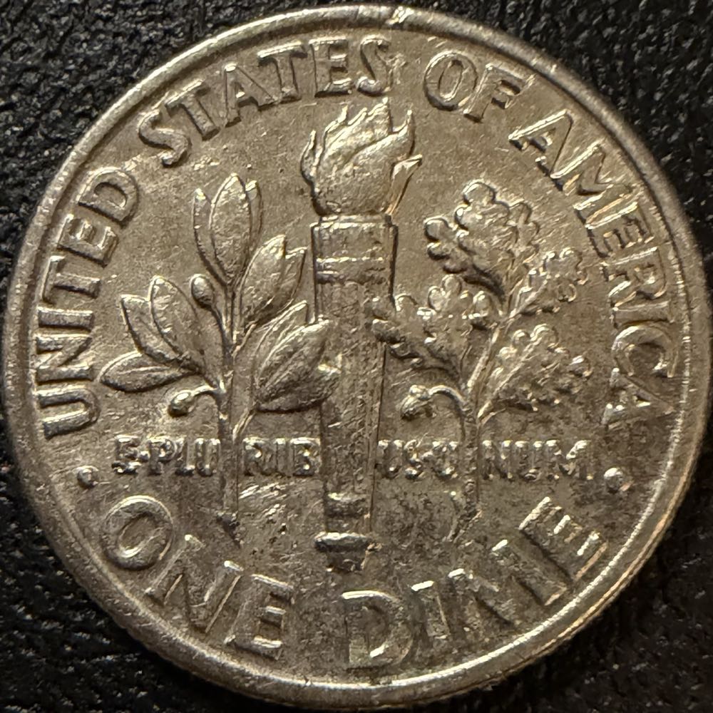 1991 Roosevelt Dime P  coin collectible - Main Image 2