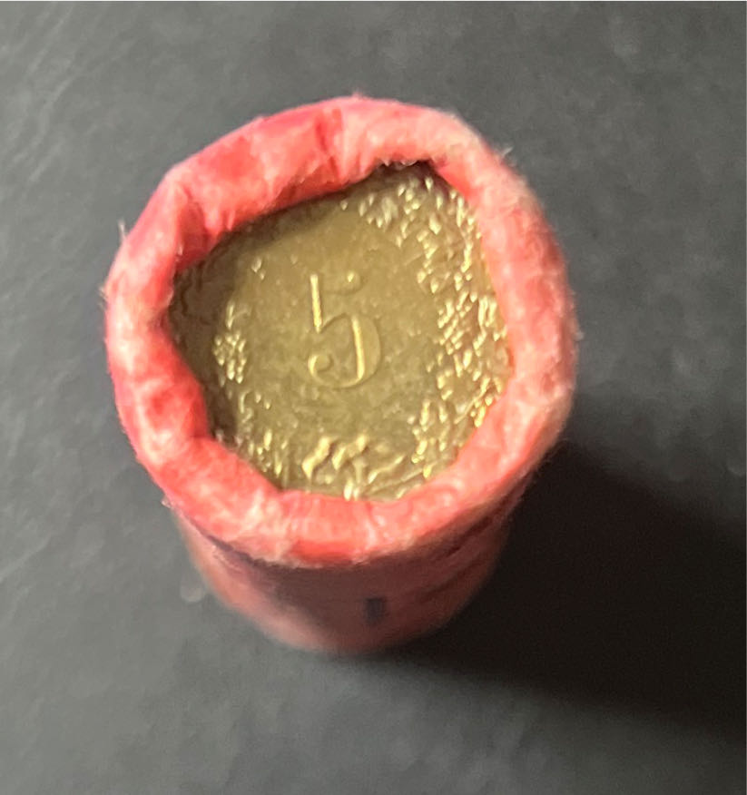 1983 Swiss 5 Rappen Roll  coin collectible - Main Image 2