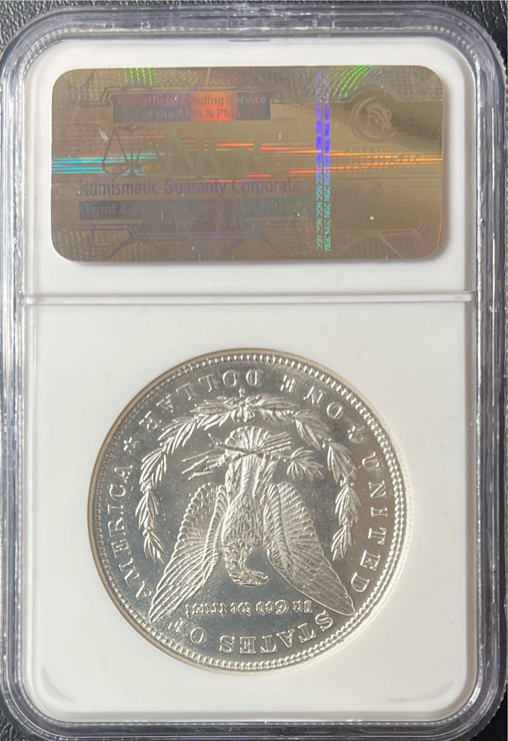 1881 S Morgan Silver Dollar NGC MS62  coin collectible - Main Image 2