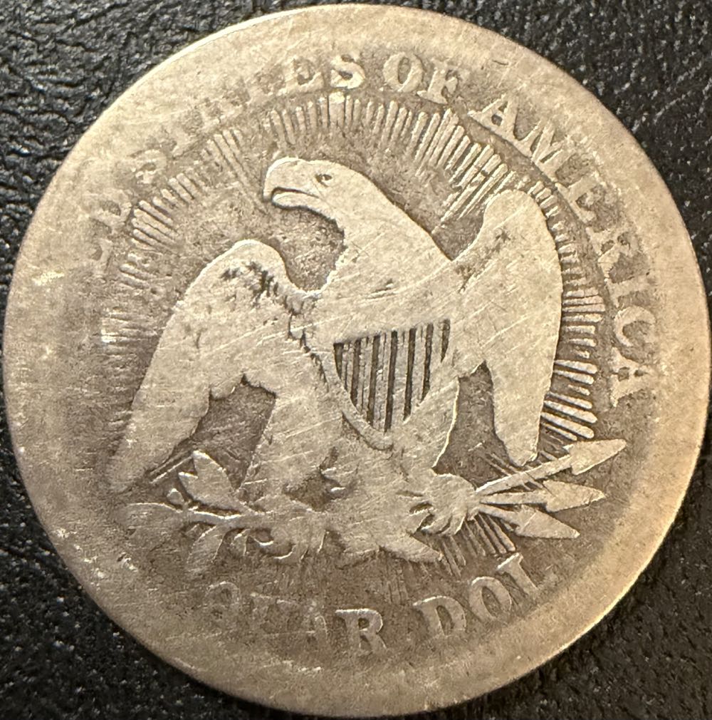 1853 Seated Liberty Quarter  coin collectible - Main Image 2