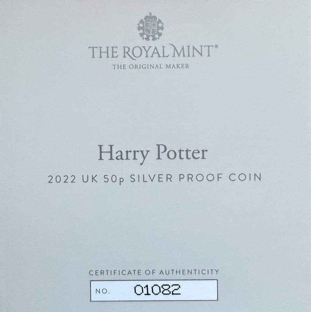 2022 Harry Potter 50p  coin collectible - Main Image 4