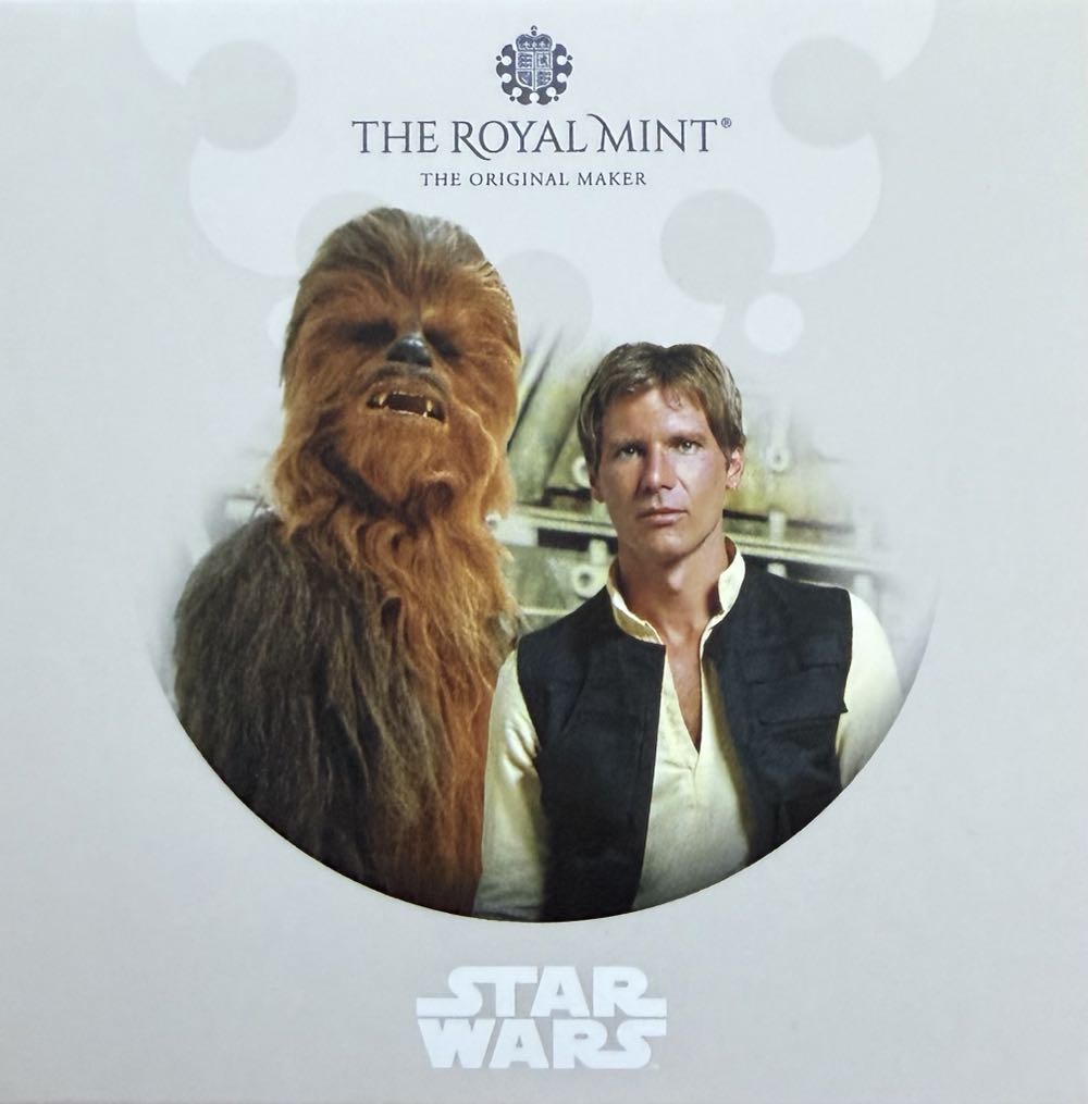 2024 Star Wars Han Solo And Chewbacca 50p  coin collectible - Main Image 3