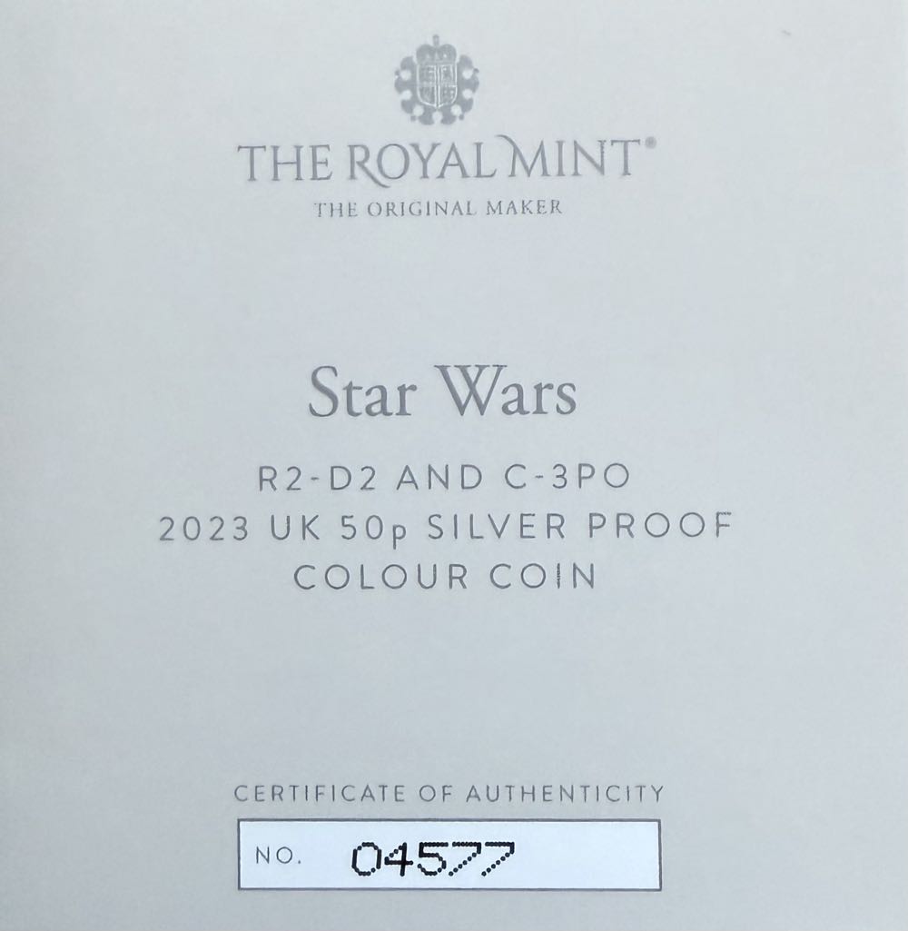 2023 Star Wars R2-D2 And C-3PO 50p  coin collectible - Main Image 4