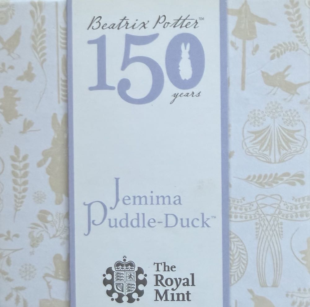 2016 Jemima Puddle-Duck 50p  coin collectible - Main Image 3