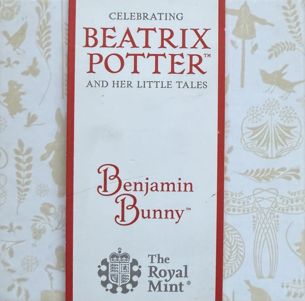 2017 Benjamin Bunny 50p  coin collectible - Main Image 3