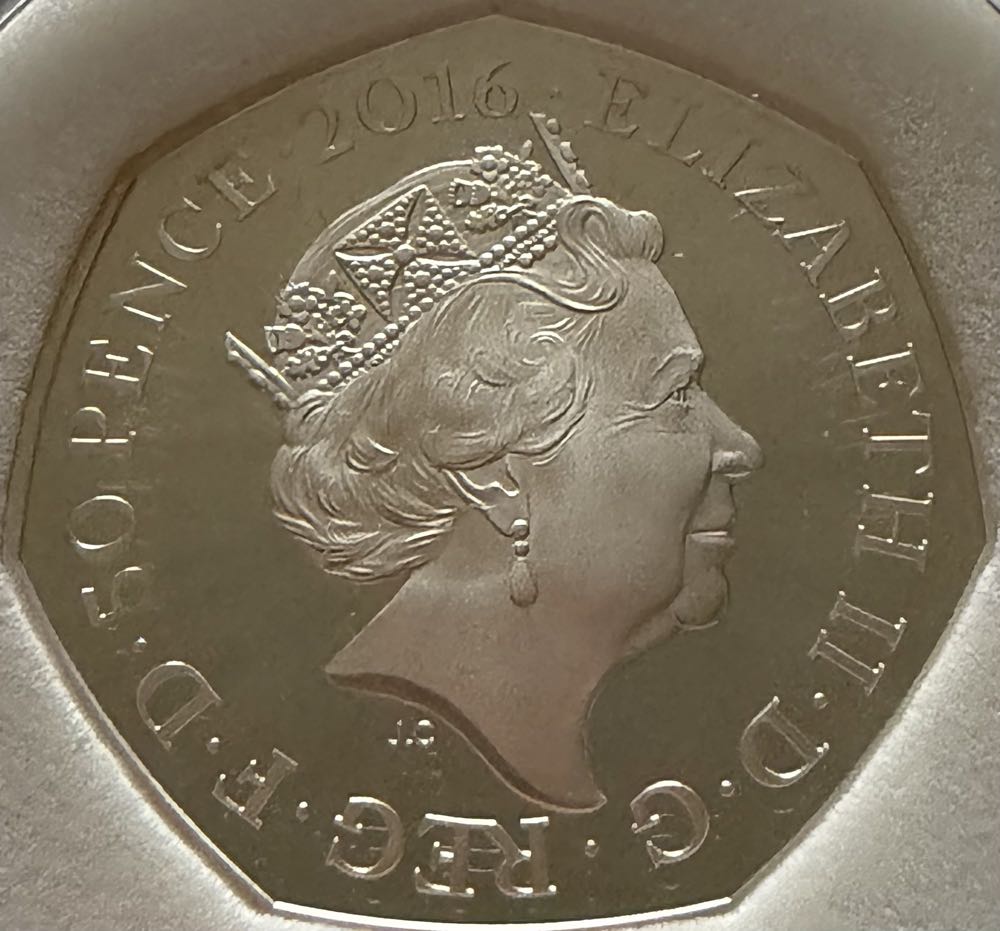 2016 Mrs Tiggy-Winkle 50p  coin collectible - Main Image 2