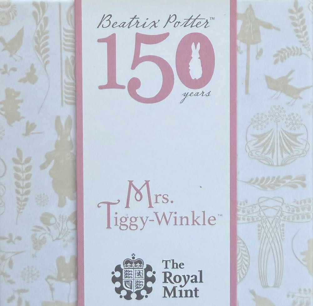 2016 Mrs Tiggy-Winkle 50p  coin collectible - Main Image 3