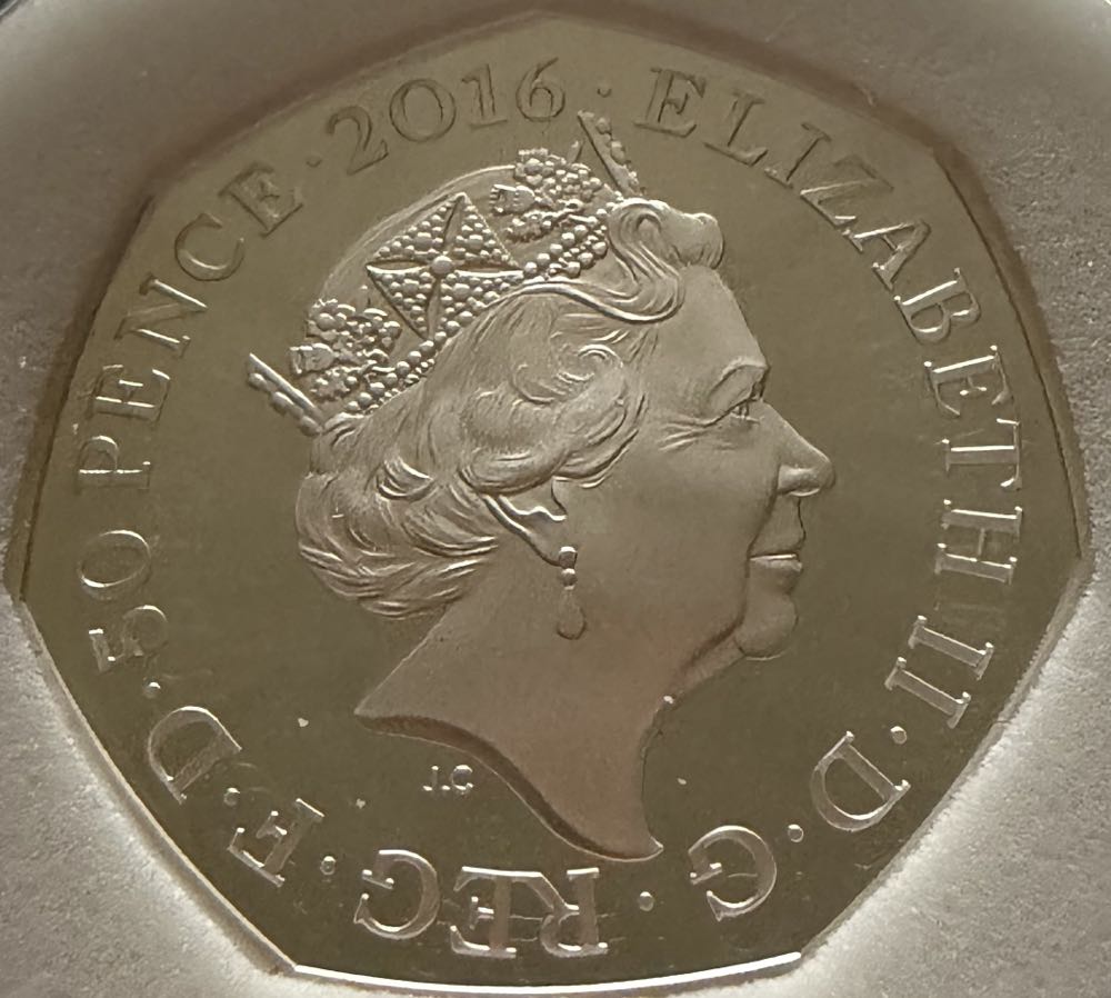 2016 Squirrel Nutkin 50p  coin collectible - Main Image 2