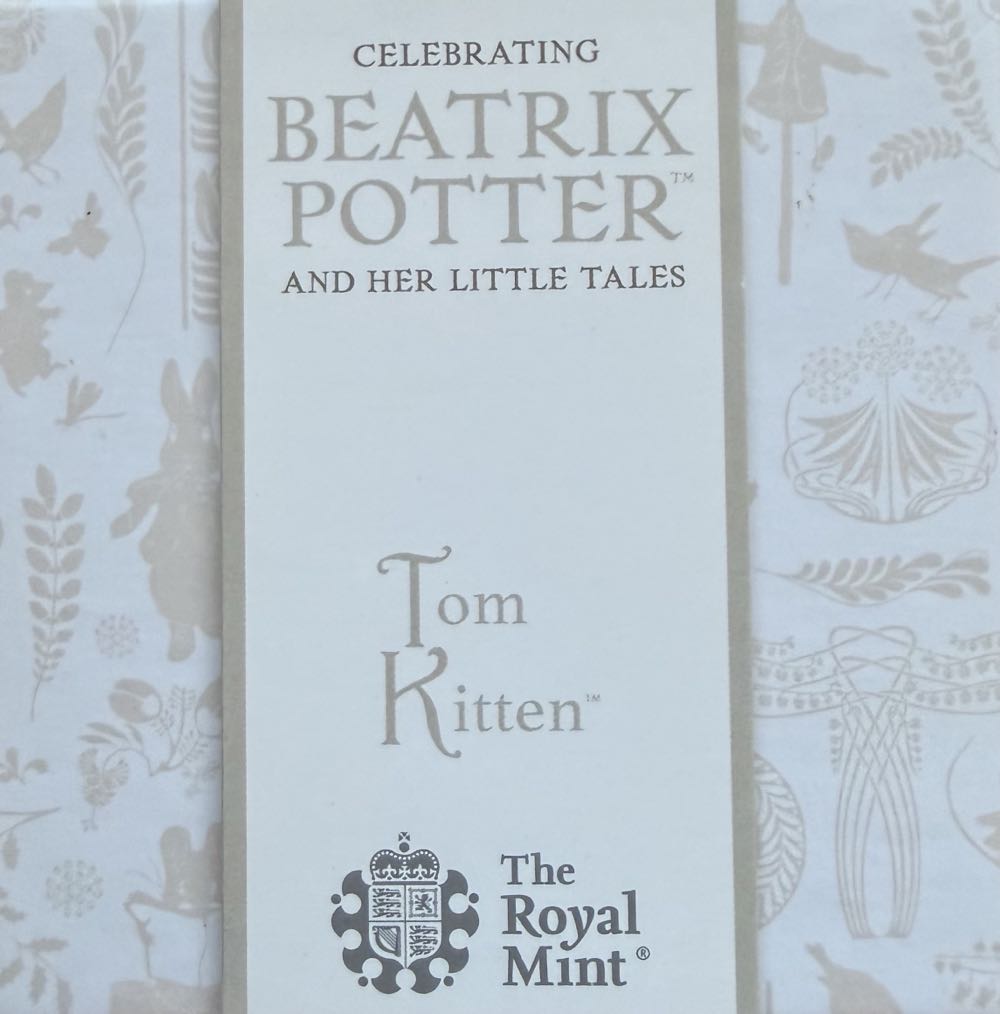 2017 Tom Kitten 50p  coin collectible - Main Image 3