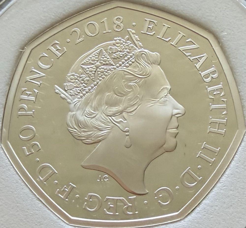 2018 The Tailor Of Gloucester 50p  coin collectible - Main Image 2