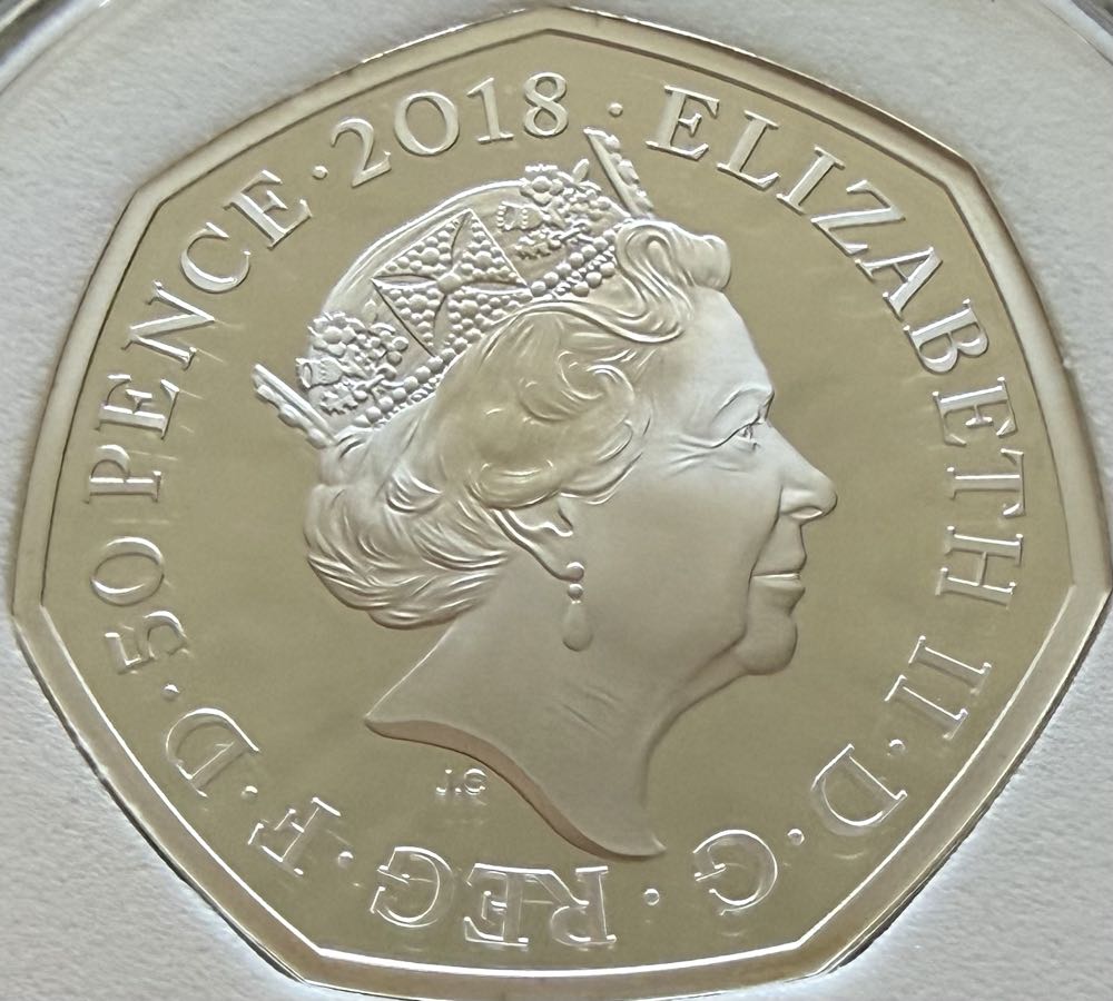 2018 Flopsy Bunny 50p  coin collectible - Main Image 2