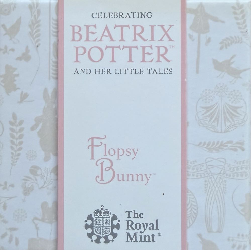 2018 Flopsy Bunny 50p  coin collectible - Main Image 3