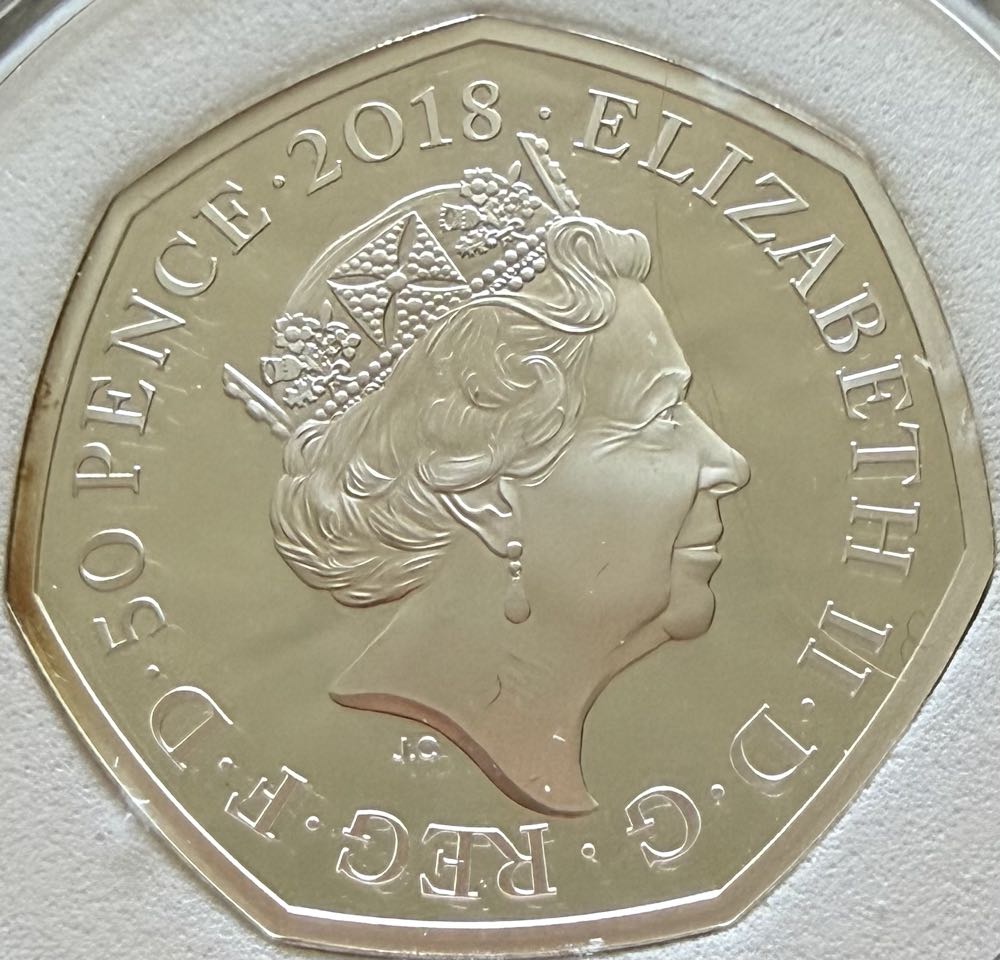 2018 Peter Rabbit 50p  coin collectible - Main Image 2