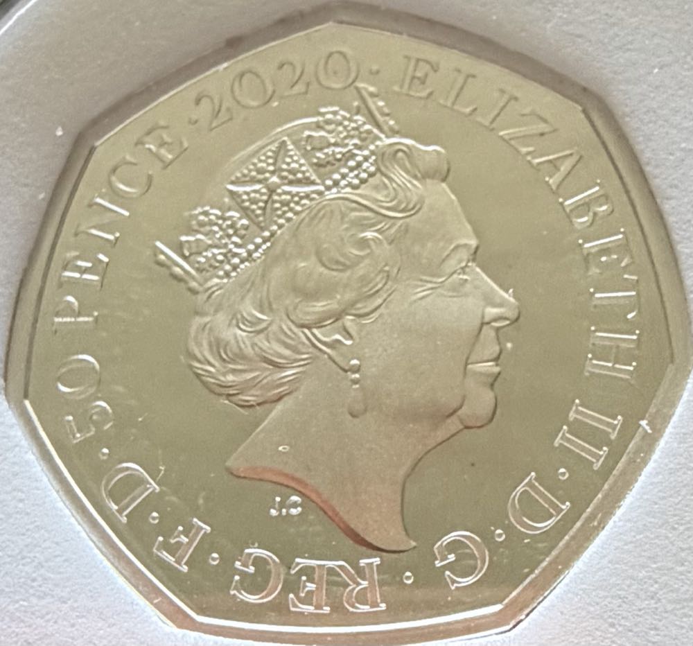 2020 Peter Rabbit Silver 50p  coin collectible - Main Image 2