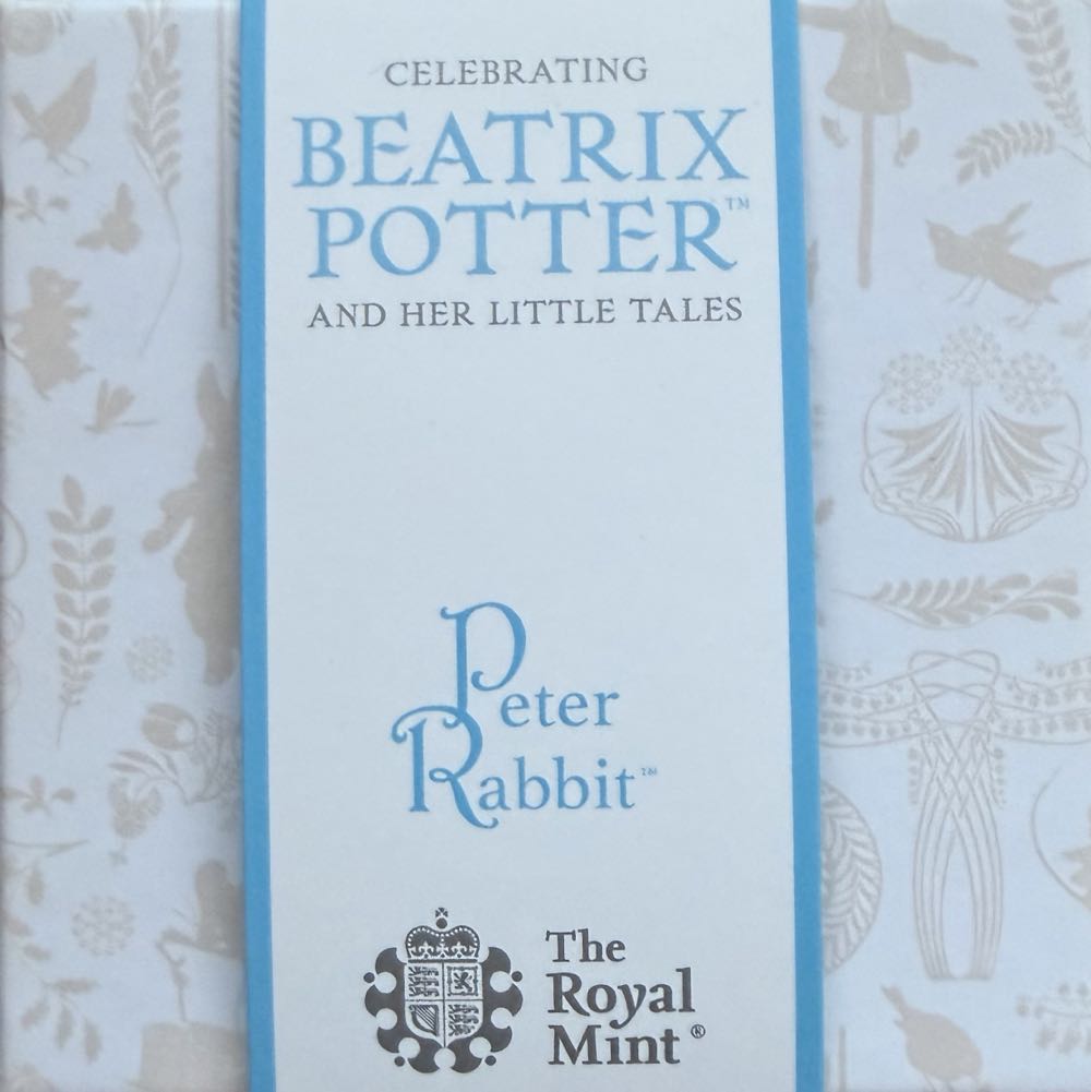 2020 Peter Rabbit Silver 50p  coin collectible - Main Image 3