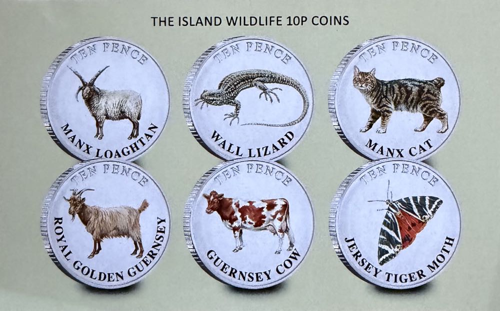 2025 Wildlife Royal Golden Guernsey 10p  coin collectible - Main Image 3
