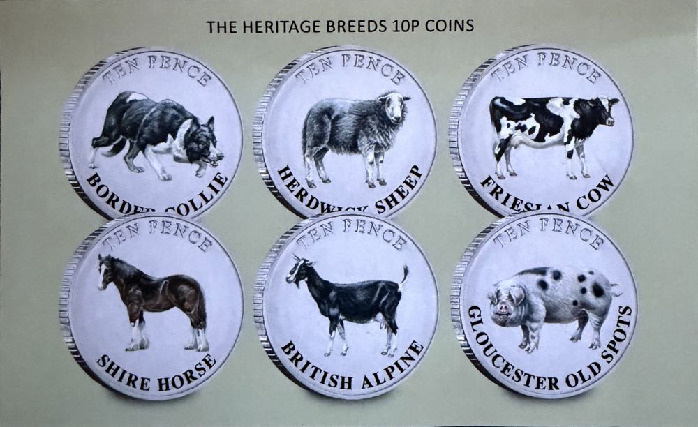 2024 Wildlife Border Collie 10p  coin collectible - Main Image 3