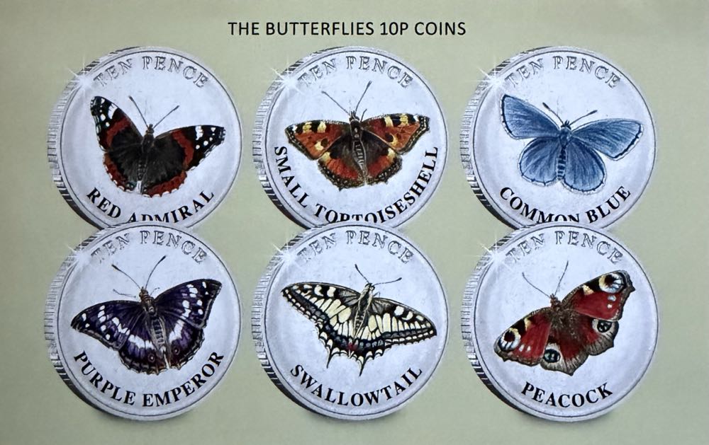 2022 Wildlife Purple Emperor 10p  coin collectible - Main Image 3